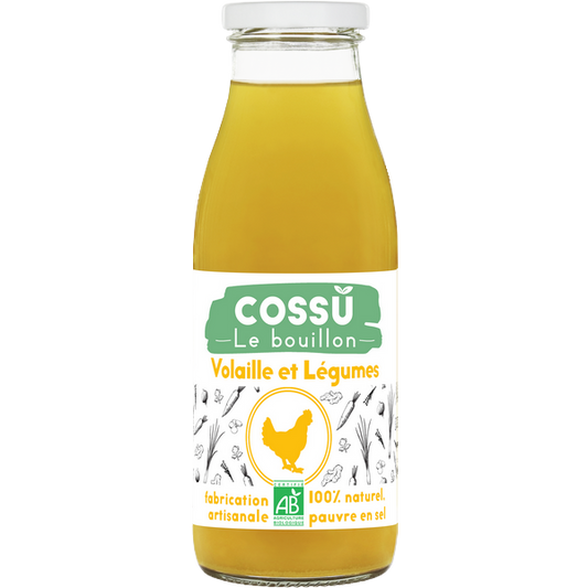Bouillon liquide de volaille et légumes bio - 1